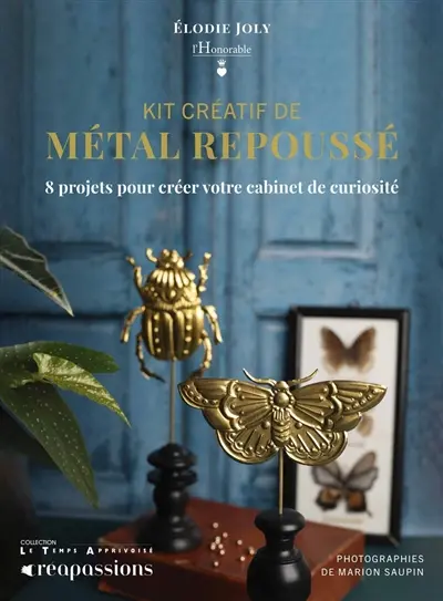 Kit créatif de métal repoussé : 8 projets pour créer votre cabinet de curiosités