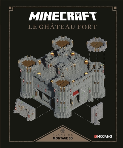 Minecraft : le château fort : plans de montage 3d