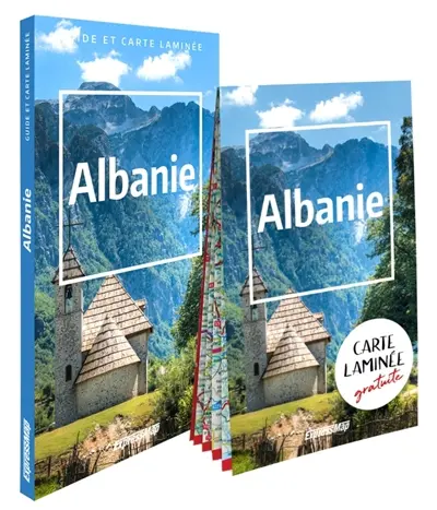 Albanie : guide et carte laminée