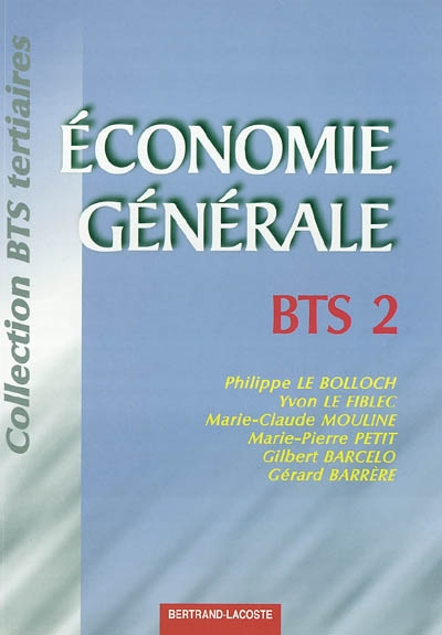 Economie générale : BTS 2
