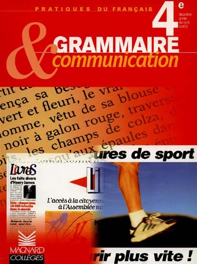Grammaire et communication, 4e