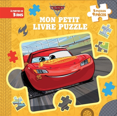 Cars 3 : 5 puzzles, 9 pièces