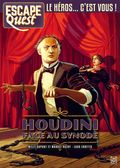 couverture du livre Escape quest, n° 8. Houdini face au synode
