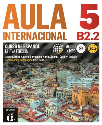 Aula internacional 5 : curso de espanol, B2.2 : recursos digitales audio + MP3