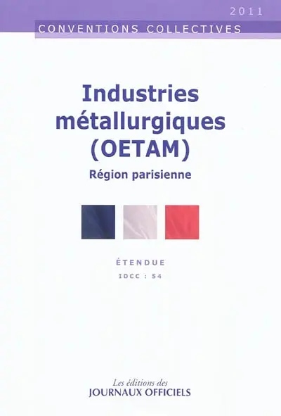 Industries métallurgiques (OETAM), Région parisienne : convention collective régionale du 16 juillet 1954 (étendue par arrêté du 11 août 1965 ) mise à jour par accord du 13 juillet 1973 (étendue par arrêté du 10 décembre 1979) : IDCC 54