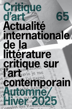 Critique d'art, n° 65