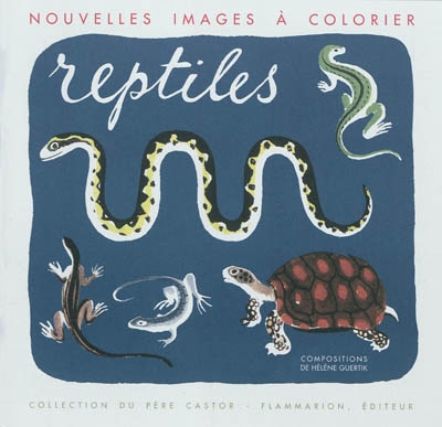 Nouvelles images à colorier : reptiles