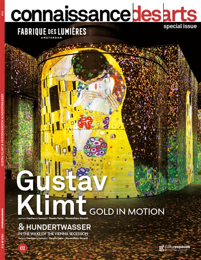 Gustav Klimt : gold in motion : Fabrique des Lumières & Hundertwasser