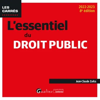 L'essentiel du droit public : 2022-2023