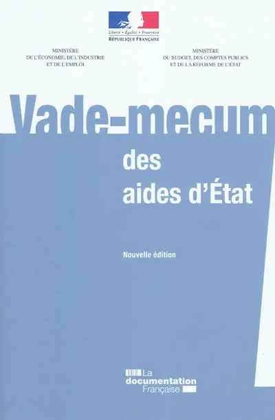 Vade-mecum des aides d'Etat