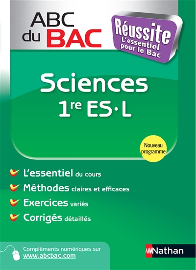 Sciences 1re ES, L : programme 2011