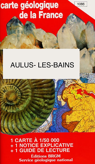 Aulus-les-Bains : carte géologique de la France à 1/50 000, 1086