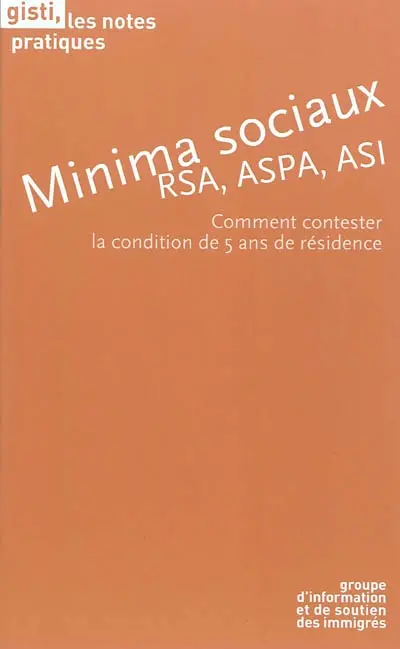 Minima sociaux : RSA, ASPA, ASI : comment contester la condition de 5 ans de résidence