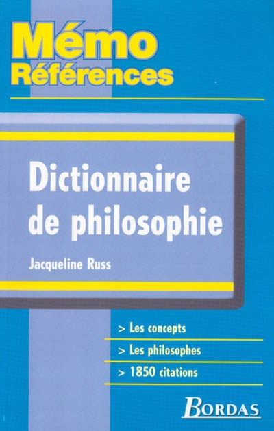 Dictionnaire de philosophie