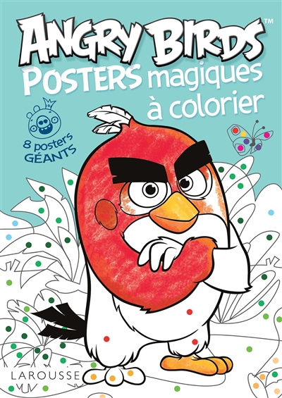 Posters magiques à colorier : Angry birds