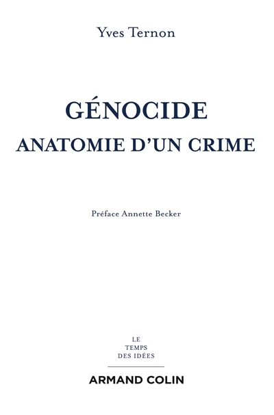 Génocide : anatomie d'un crime