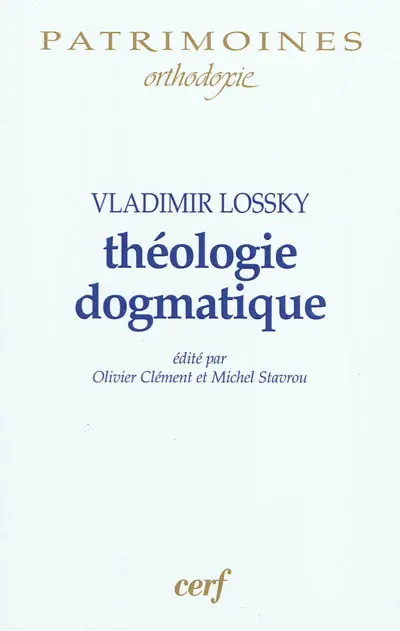 Théologie dogmatique