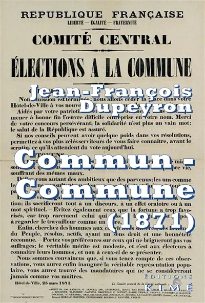 Commun-Commune : penser la Commune de Paris (1871)