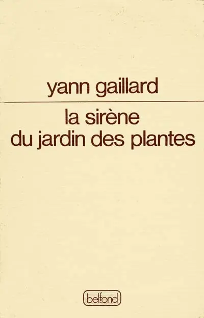 La Sirène du jardin des plantes