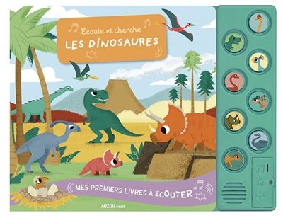 Ecoute et cherche les dinosaures