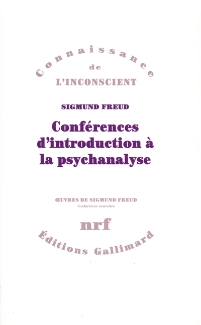 conférences d'introduction à la psychanalyse