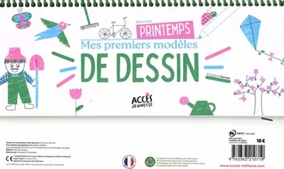 Mes premiers modèles de dessin : printemps