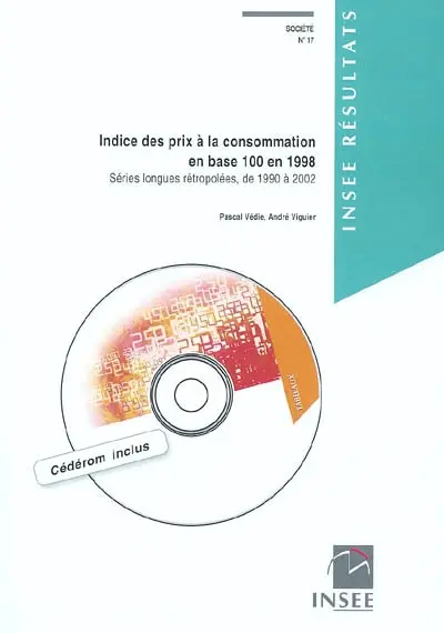 Indice des prix à la consommation en base 100 en 1998 : séries longues rétropolées, de 1990 à 2002 : division des prix à la consommation