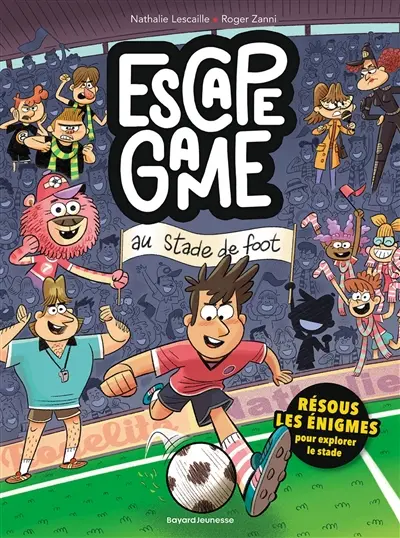 Escape game. Escape game au stade de foot