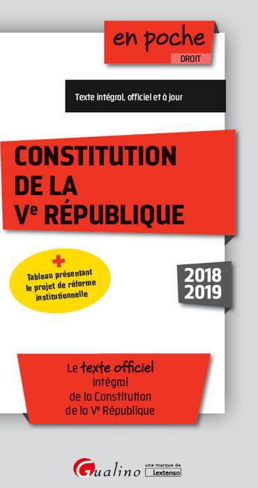 Constitution de la Ve...
