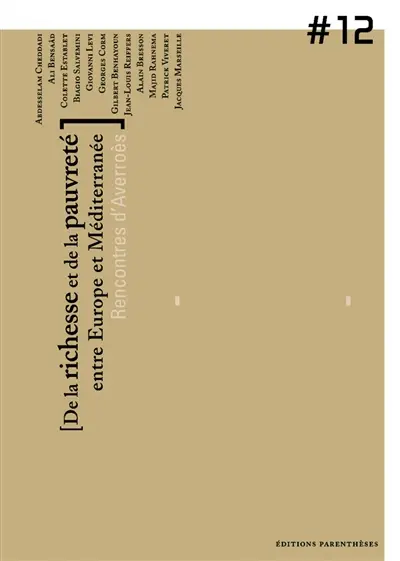 De la richesse et de la pauvreté entre Europe et Méditerranée