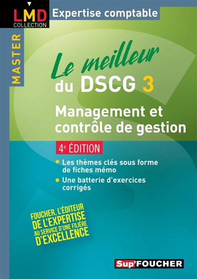 Le meilleur du DSCG 3 : management et contrôle de gestion : master