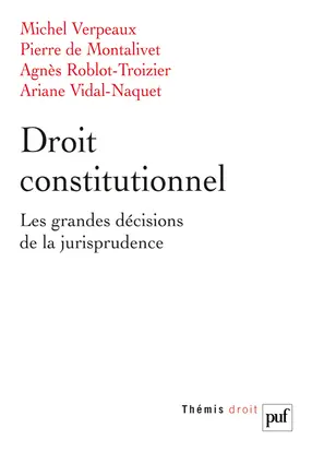 Droit constitutionnel : les grandes décisions de la jurisprudence
