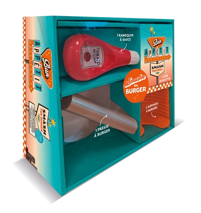Bun appétit, smash ton burger : coffret