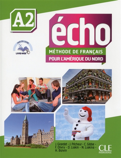 Echo A2, méthode de français : pour l'Amérique du Nord