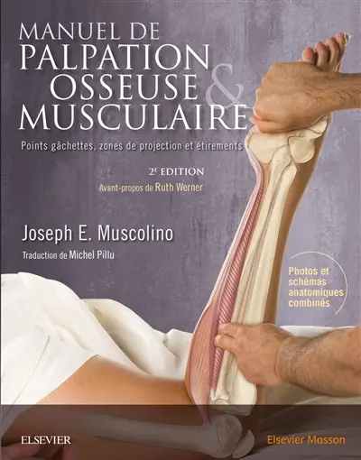 Manuel de palpation osseuse & musculaire : points gâchettes, zones de projection et étirements