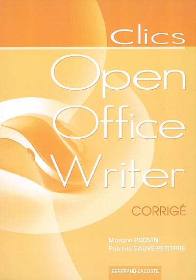 Open Office Writer : corrigé