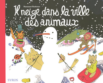 Il neige dans la ville des animaux