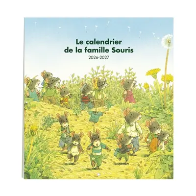 La famille Souris : calendrier mural