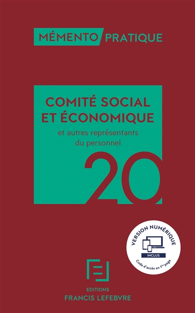 Comité social et économique et autres représentants du personnel 2020