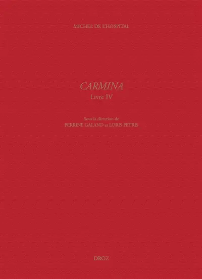 Carmina. Vol. 4