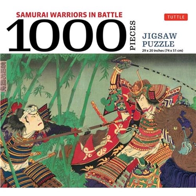 Samurai Warriors in Battle Jigsaw Puzzle : 1000 pieces