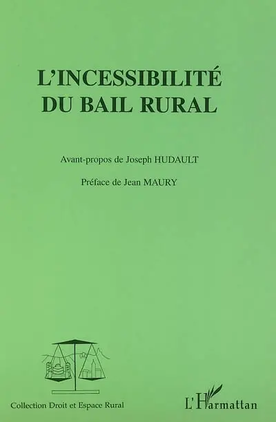 L'incessibilité du bail rural