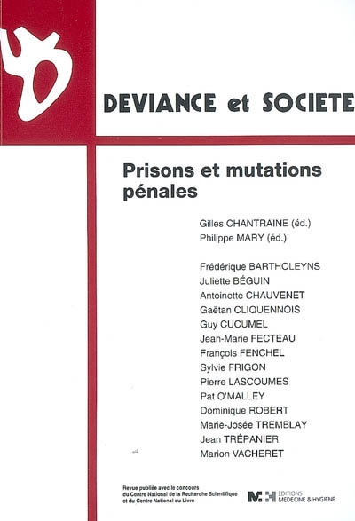 Déviance et société, n° 3. Prisons et mutations pénales