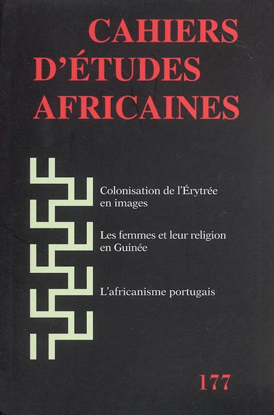 Cahiers d'études africaines, n° 177