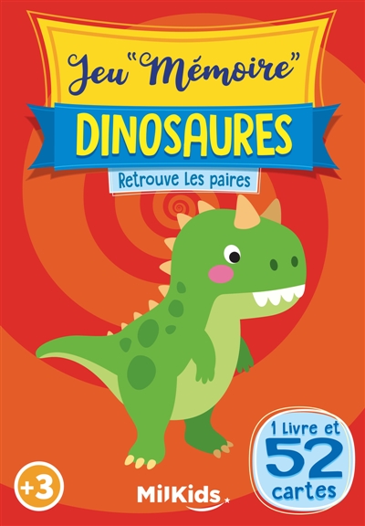 Dinosaures : Jeu "Mémoire" : Retrouve les paires