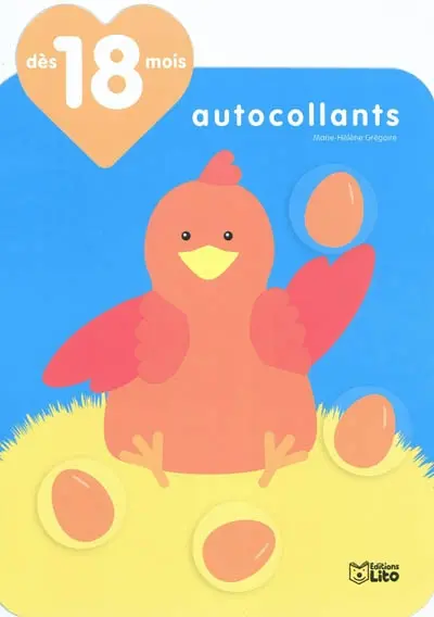 Autocollants, dès 18 mois, orange