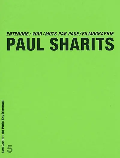 Entendre : voir. Mots par page. Filmographie
