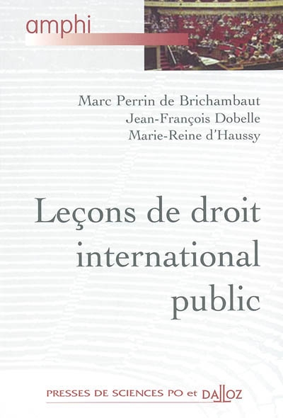 Leçons de droit international public