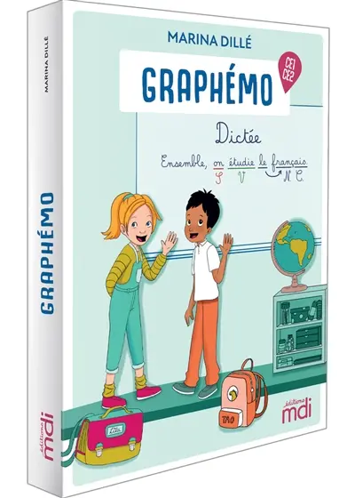 Graphémo CE1, CE2 : dictée : ensemble, on étudie le français