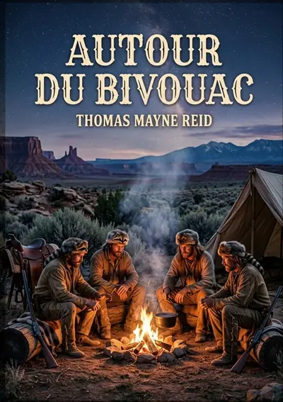 Autour du bivouac : Une aventure palpitante dans les prairies de l'Ouest américain avec des chasseurs et des trappeurs.